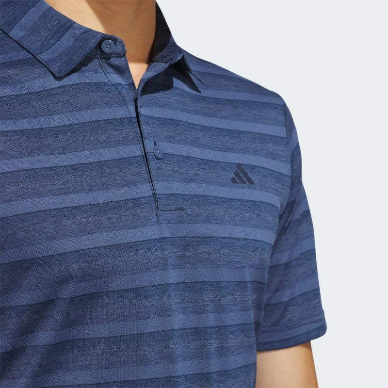 Adidas Two Coloured Stripe Polo Shirt Men's (Navy IN6408) - Image 4