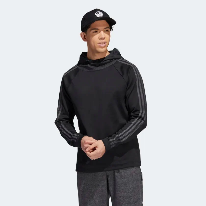 Adidas 3 Stripes Cold RDY Hoddie Mens (Black)