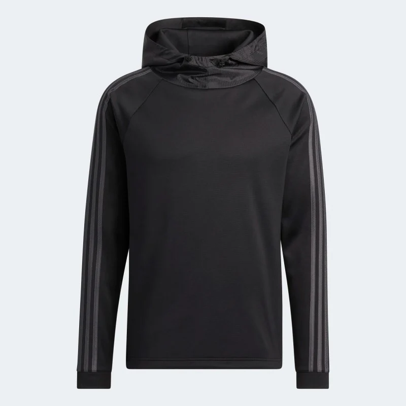 Adidas 3 Stripes Cold RDY Hoddie Mens (Black) - Image 2