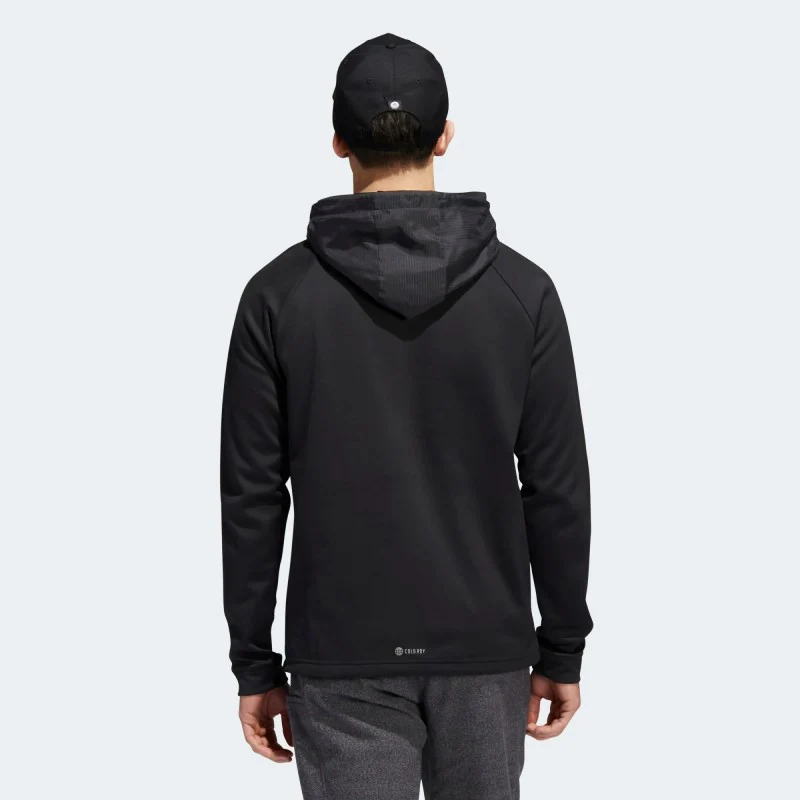 Adidas 3 Stripes Cold RDY Hoddie Mens (Black) - Image 3