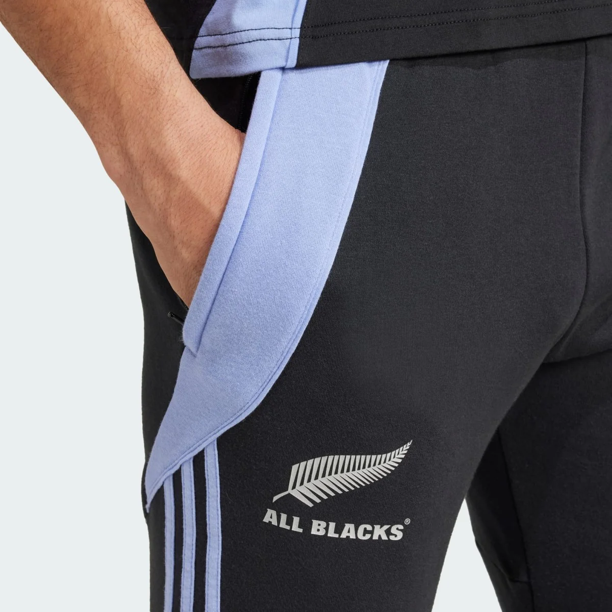 Adidas All Blacks Rugby Track Suit Pants (Black IX0710) - Image 2