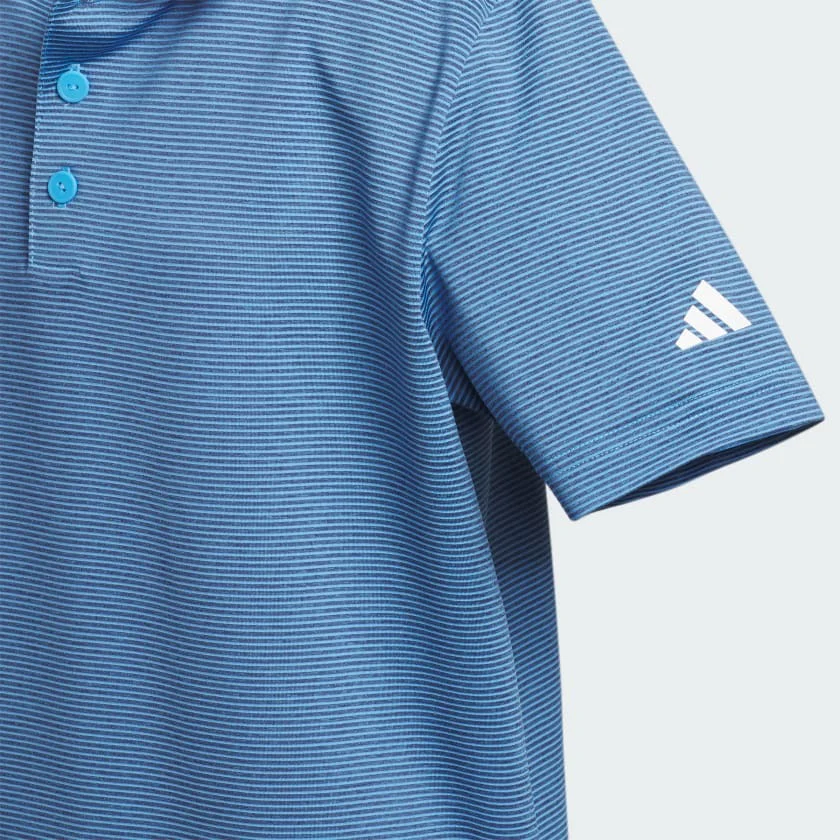 Adidas Ottoman Striped Polo Shirt Boys (Navy IU3500) - Image 2