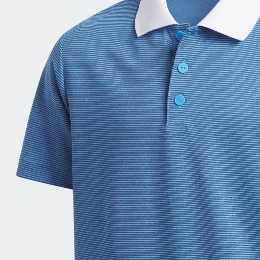 Adidas Ottoman Striped Polo Shirt Boys (Navy IU3500) - Image 3