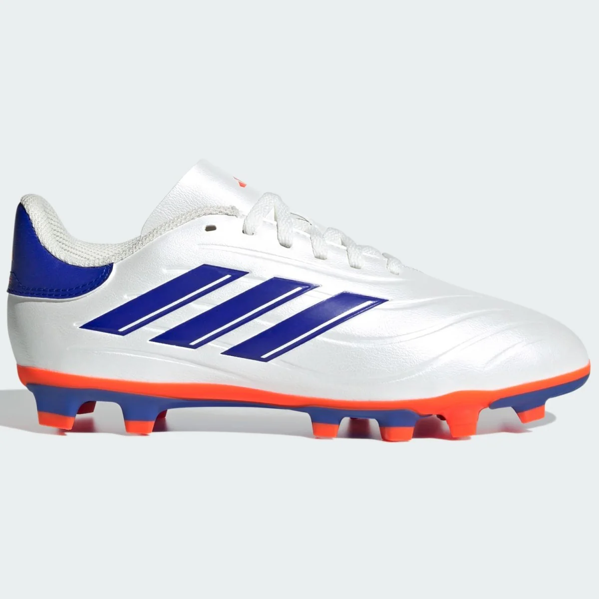 Adidas Copa Pure 2 Club Fg Football Boots Kid's (White Blue Red IG6412) - Image 2