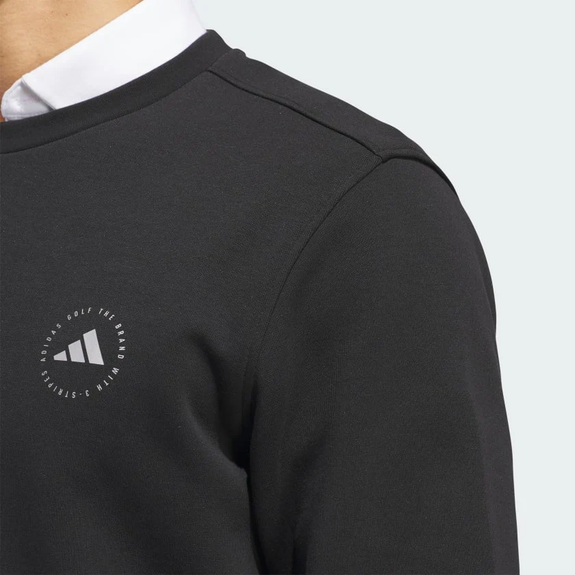 Adidas Crewneck Sweatshirt Men's (Black IU4523) - Image 2