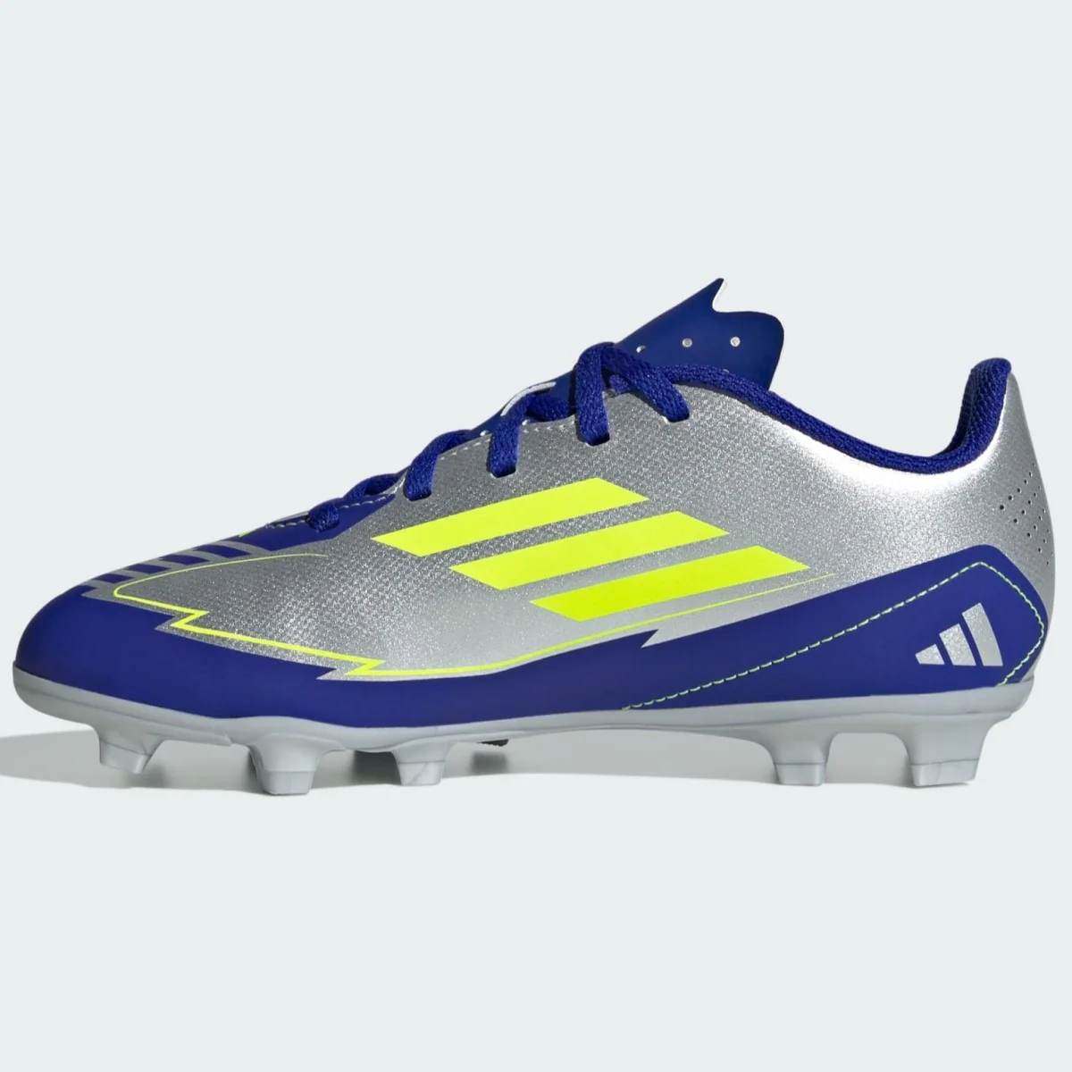 Adidas F50 Club FG Messi Football Boots Infant's (Silver Blue IH0926) - Image 3