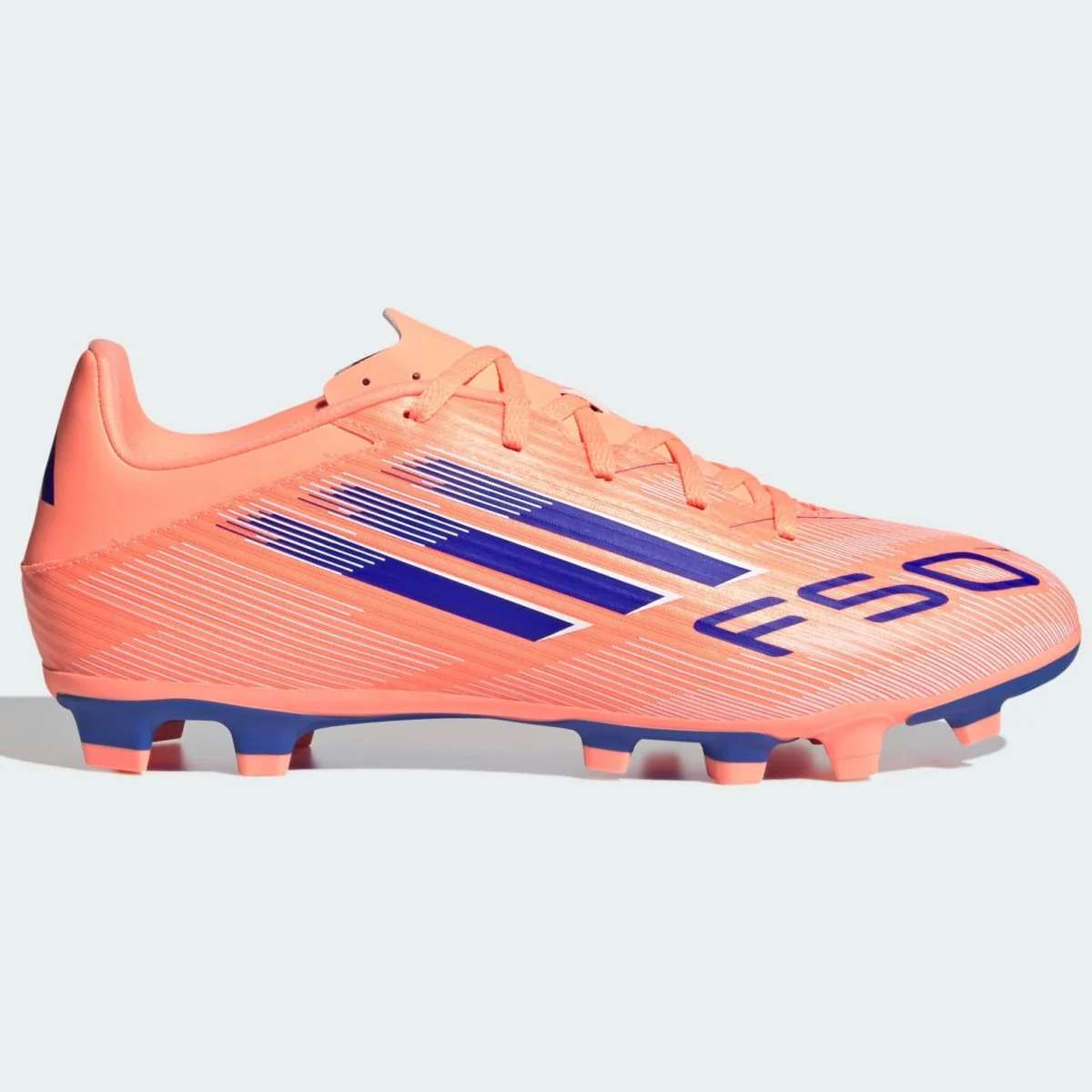 Adidas F50 Club FG/MG Football Boots Men's UK 13 (Beam Orange JI0045) - Image 2