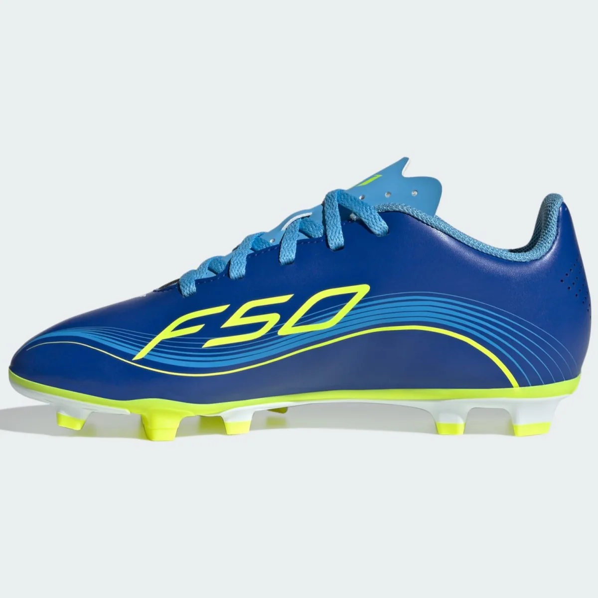 Adidas F50 Club Messi FG/MG Football Boots Kid's (Royal Blue JP7458) - Image 4