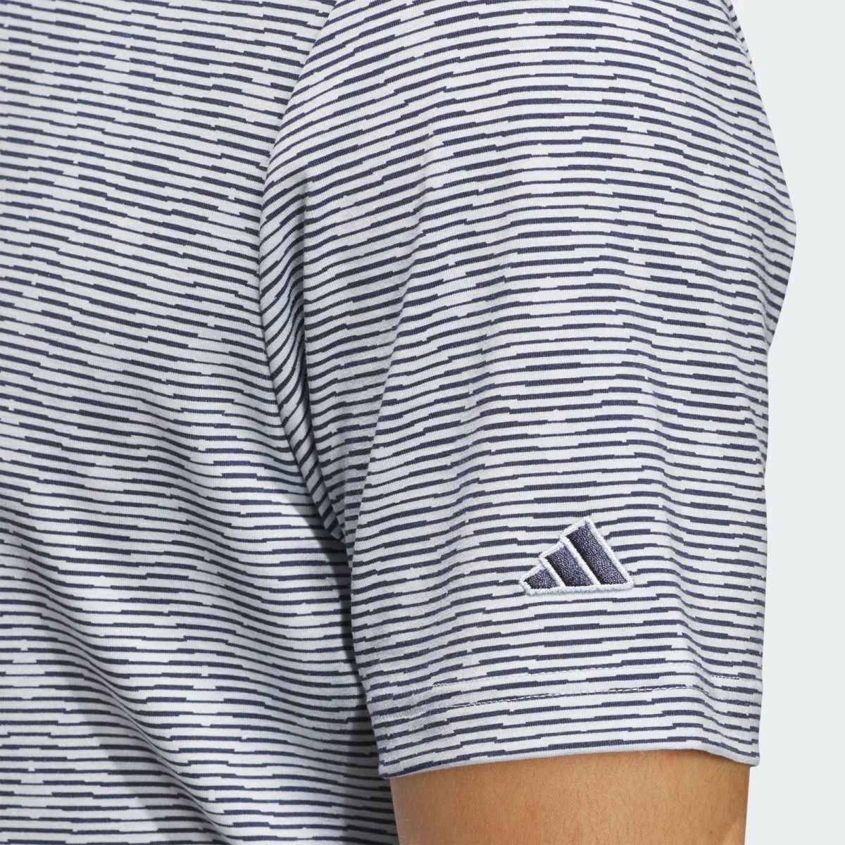 Adidas Go To Printed Stripe Polo Shirt Men's (Blue Navy JP2329) - Image 2