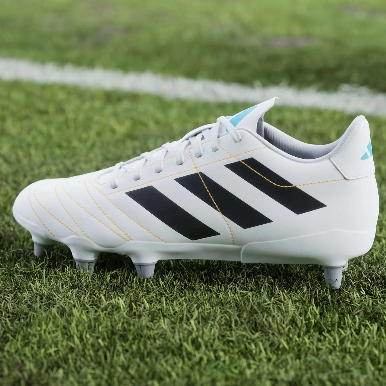 Adidas Kakari SG Rugby Boots Men's (White Black JP8801) - Image 2