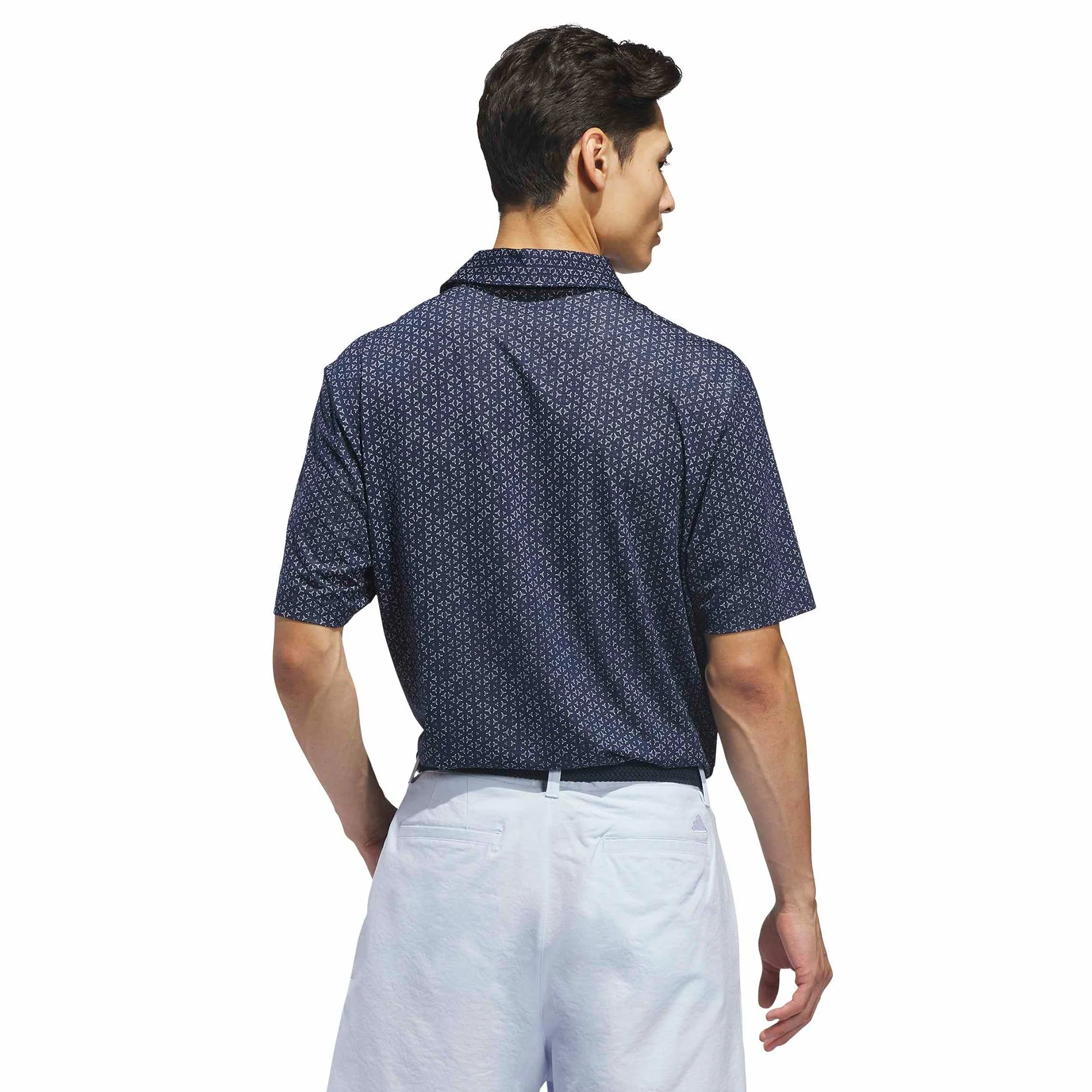 Adidas Ultimate365 Mesh Tango Print Climacool Polo Shirt Men's (Navy KT1582) - Image 2