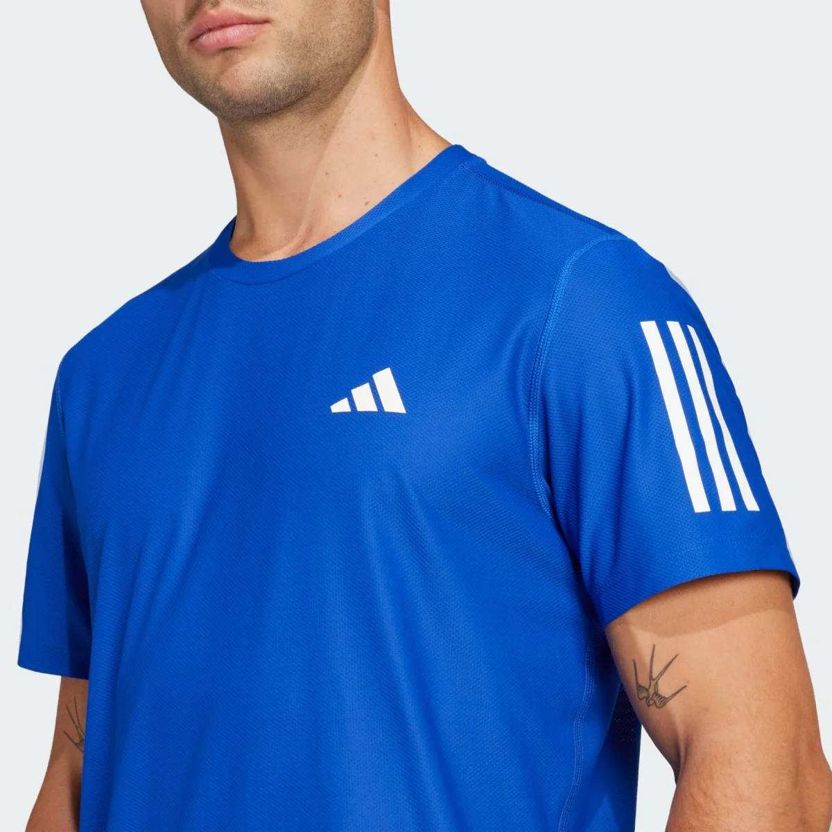 Adidas Own The Run T-Shirt Men's (Royal Blue JC9786) - Image 2