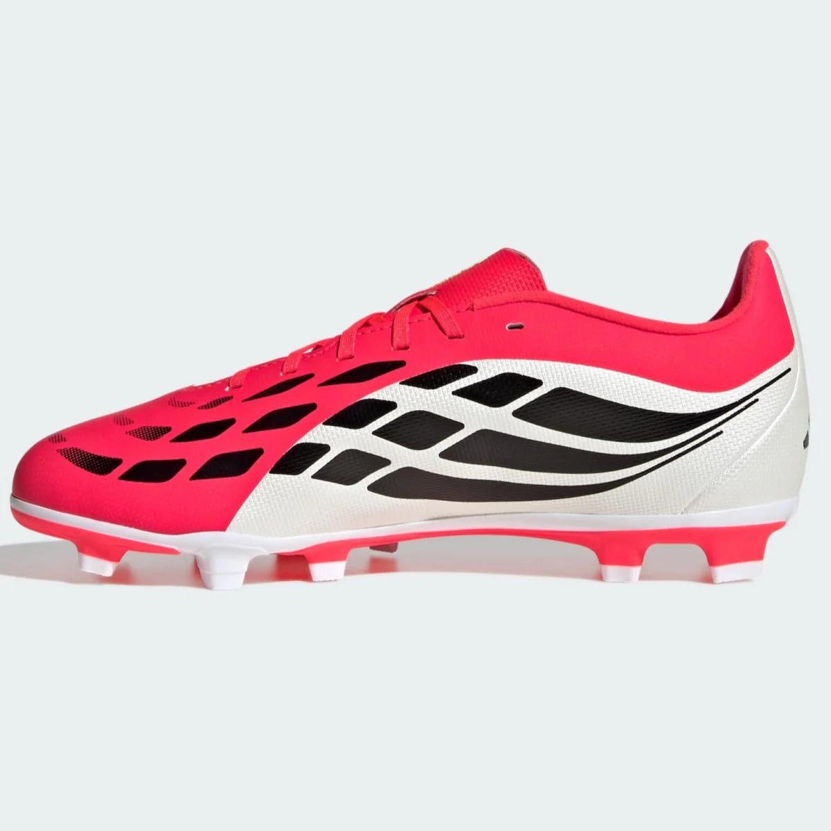 Adidas Predator CLub FG/MG Football Boots Kid's (Lucid Red Black White JS0370) - Image 2