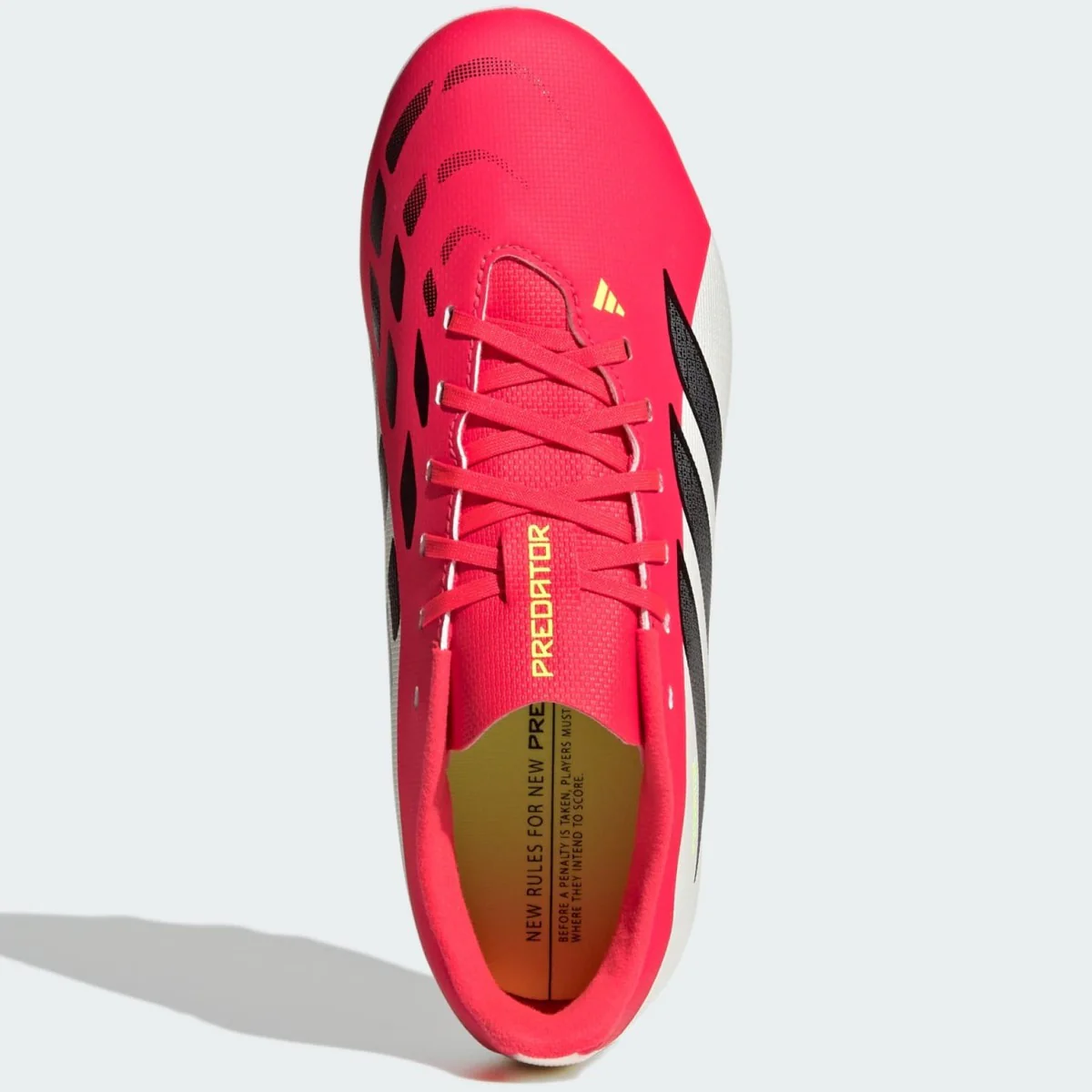 Adidas Predator CLub FG/MG Football Boots Kid's (Lucid Red Black White JS0370) - Image 3