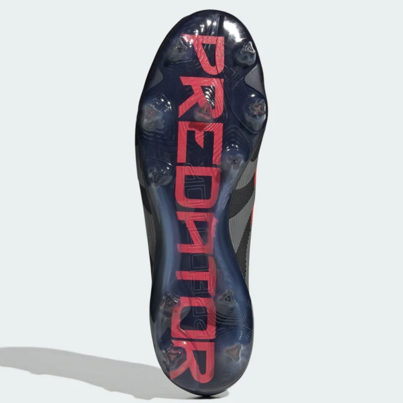 Adidas Predator Elite Firm Ground Football Boots (Black Red ID3878) - Image 3