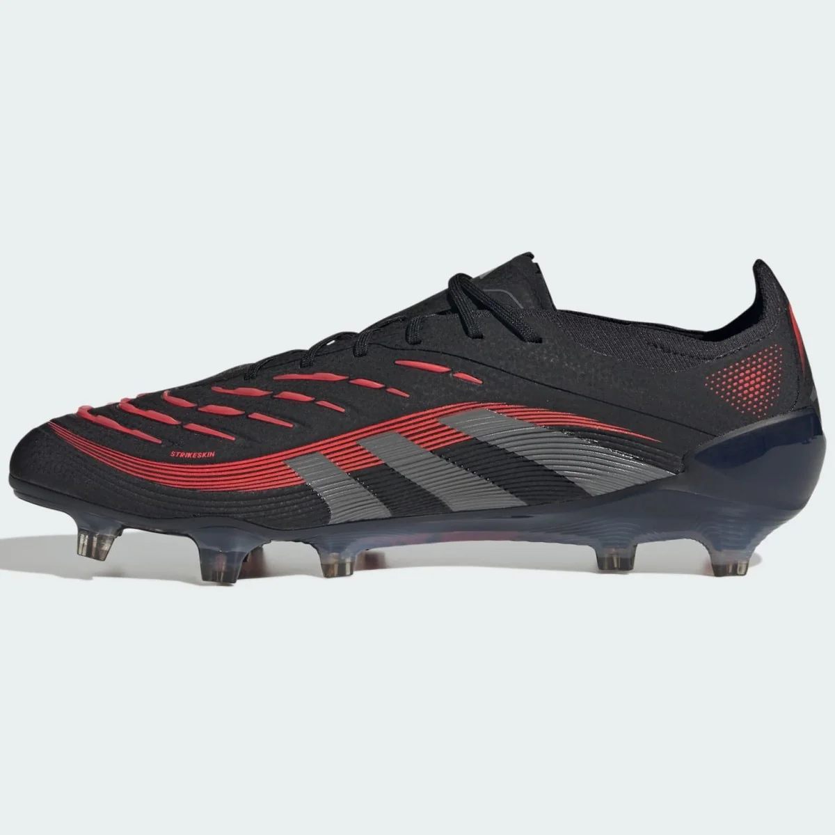 Adidas Predator Elite Firm Ground Football Boots (Black Red ID3878) - Image 4