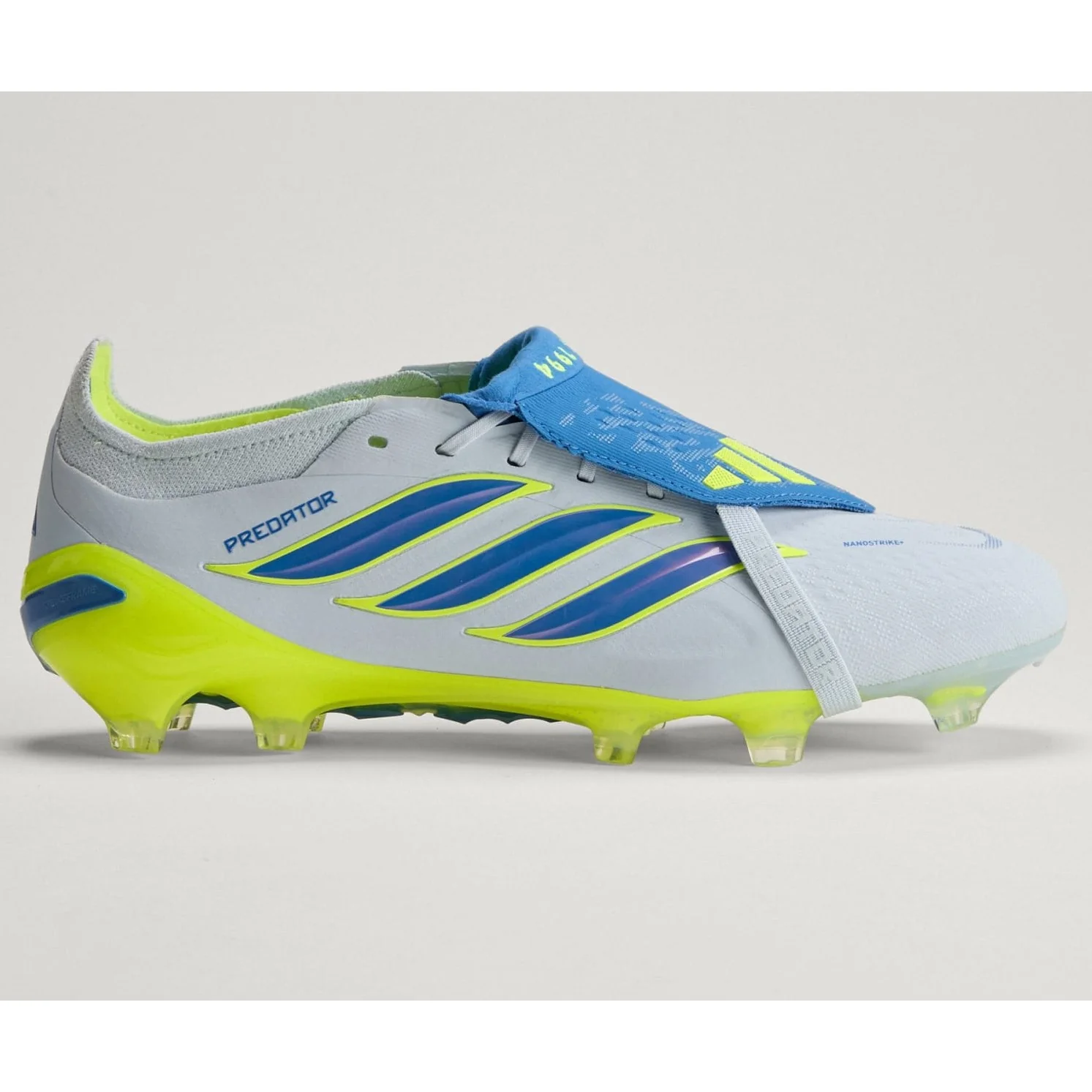 Adidas Predator Elite Fold Over Tongue FG Football Boots Men's (Blue JS0378) - Image 2