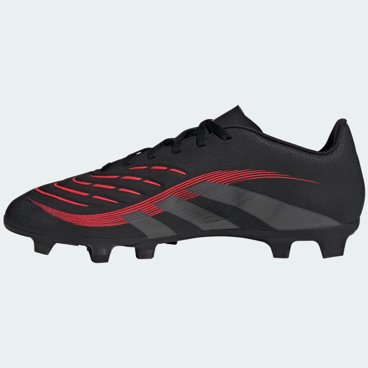 Adidas Predator Club FG/MG Football Boots Men's UK13 (Black Red ID1325) - Image 3