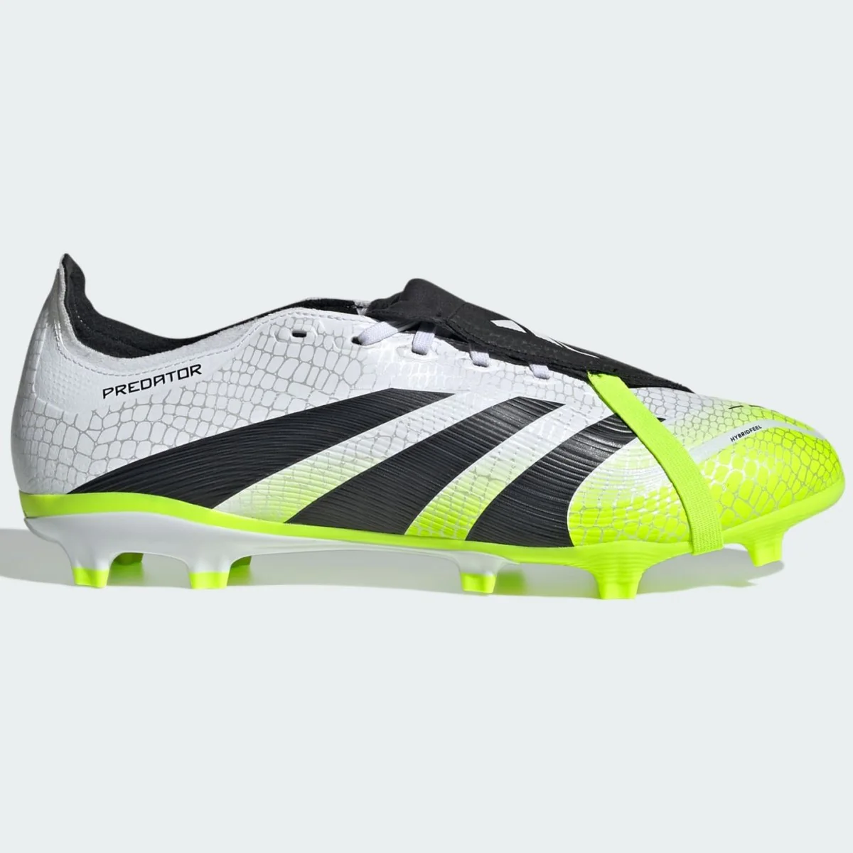 Adidas Predator League Fold Over Tongue FG Football Boots Men's (White Green JI1111) - Image 2