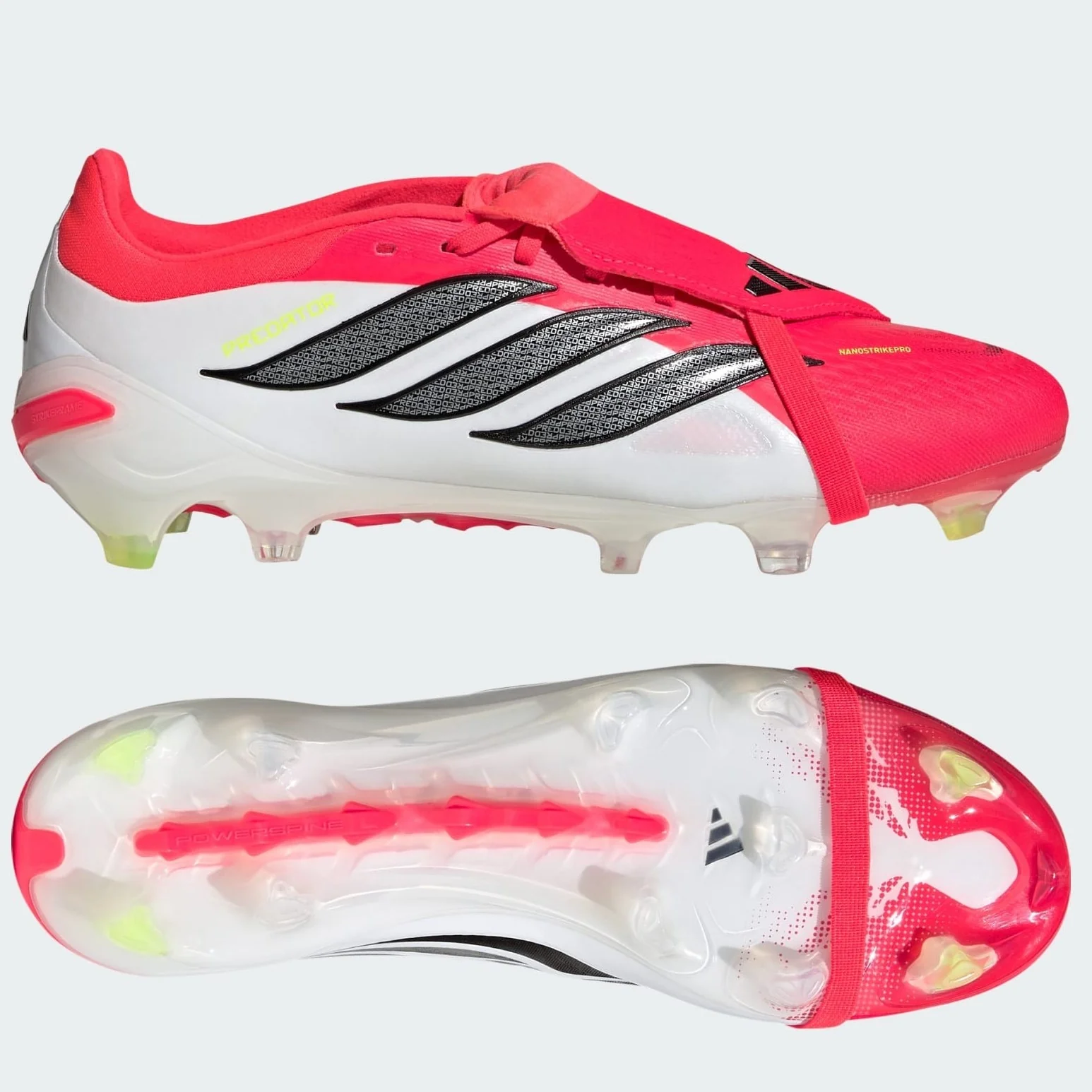 Adidas Predator Pro Fold Over Tongue FG Football Boots Men's (Red IS0950)