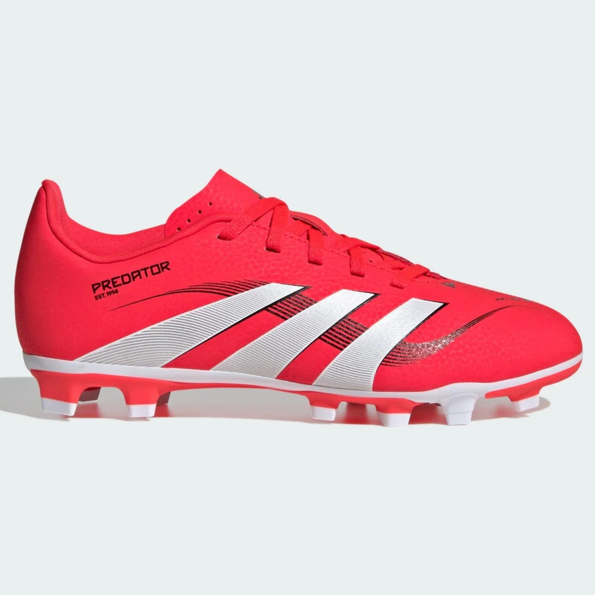 Adidas Predator Club Firm Ground Football Boots Kid's (Lucid Red ID3813) - Image 4
