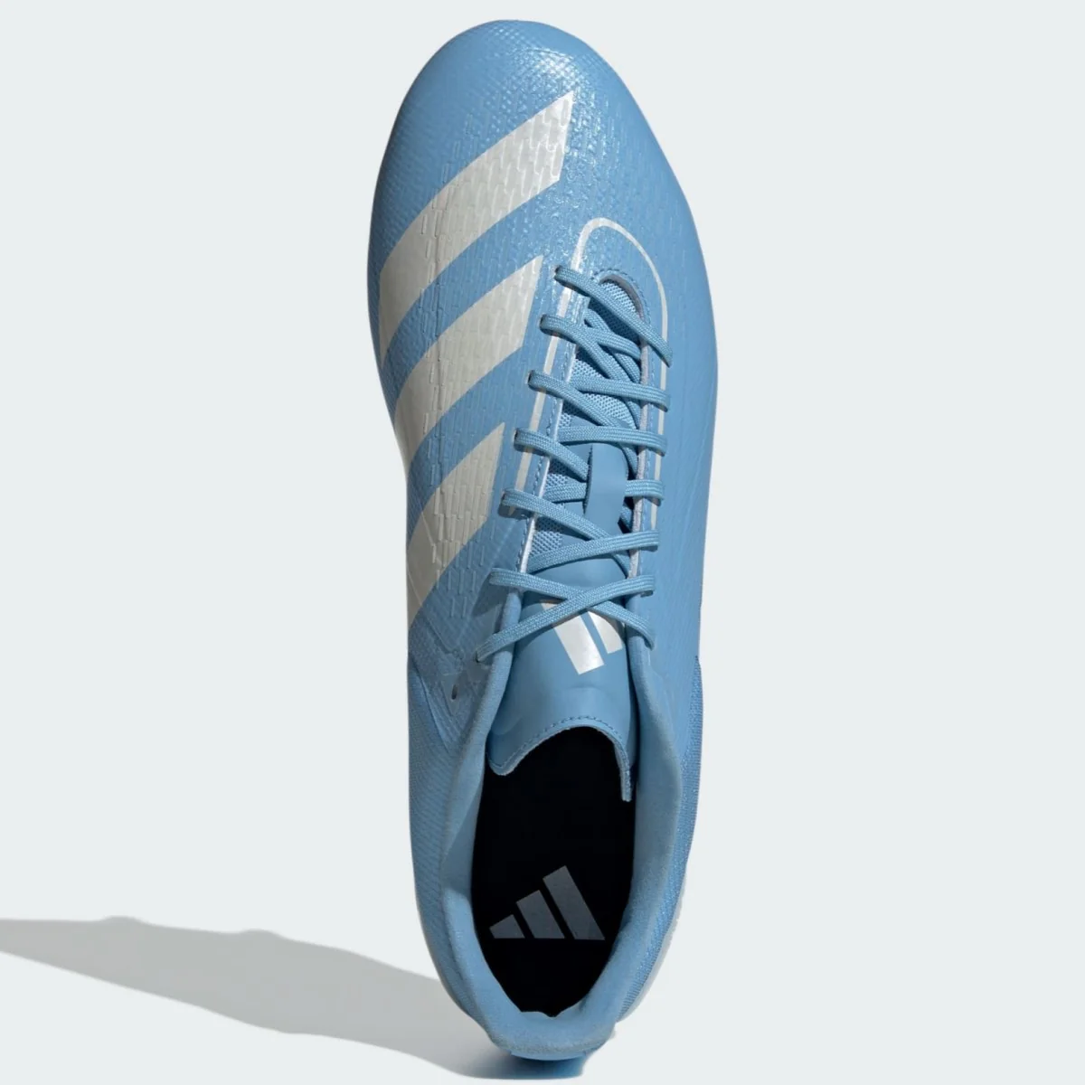 Adidas Adizero RS 15 Ultimate Soft Ground Rugby Boots Men's (Blue SIlver IG4015) - Image 3