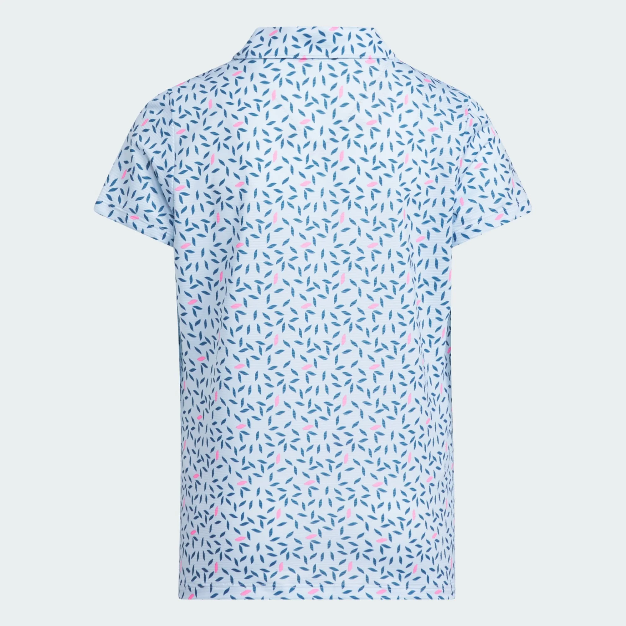 Adidas Printed Polo Shirt Girls (Crystal Sky JY590) - Image 2