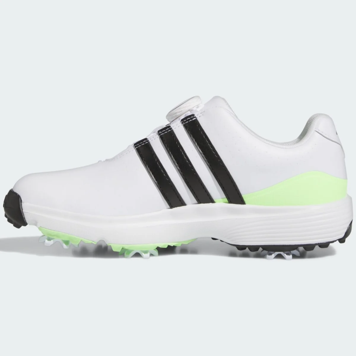 Adidas Tour 360 24 BOA Golf Shoe Kid's (White Green IF0269) - Image 5