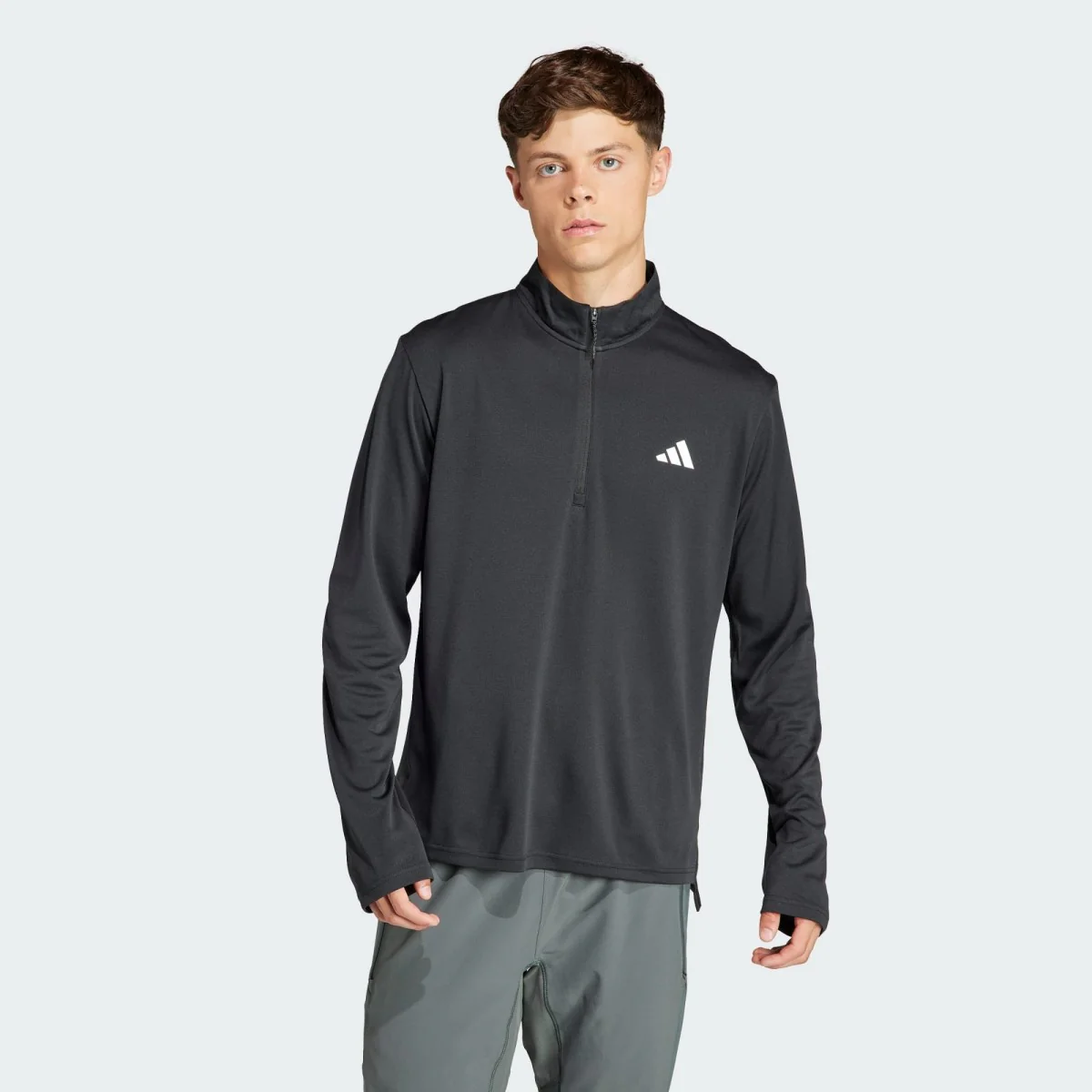 Adidas Train Essentials Quarter Zip Top Men's - Image 5