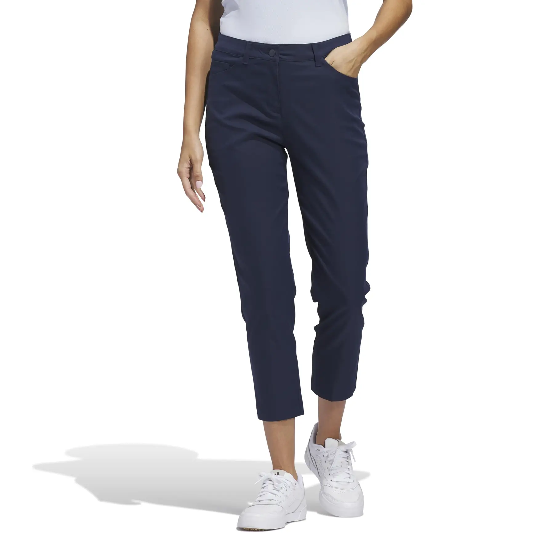 Adidas Ultimate 365 Twistweave 5 Pocket Ankle Golf Trousers Women's (Navy KC4500)