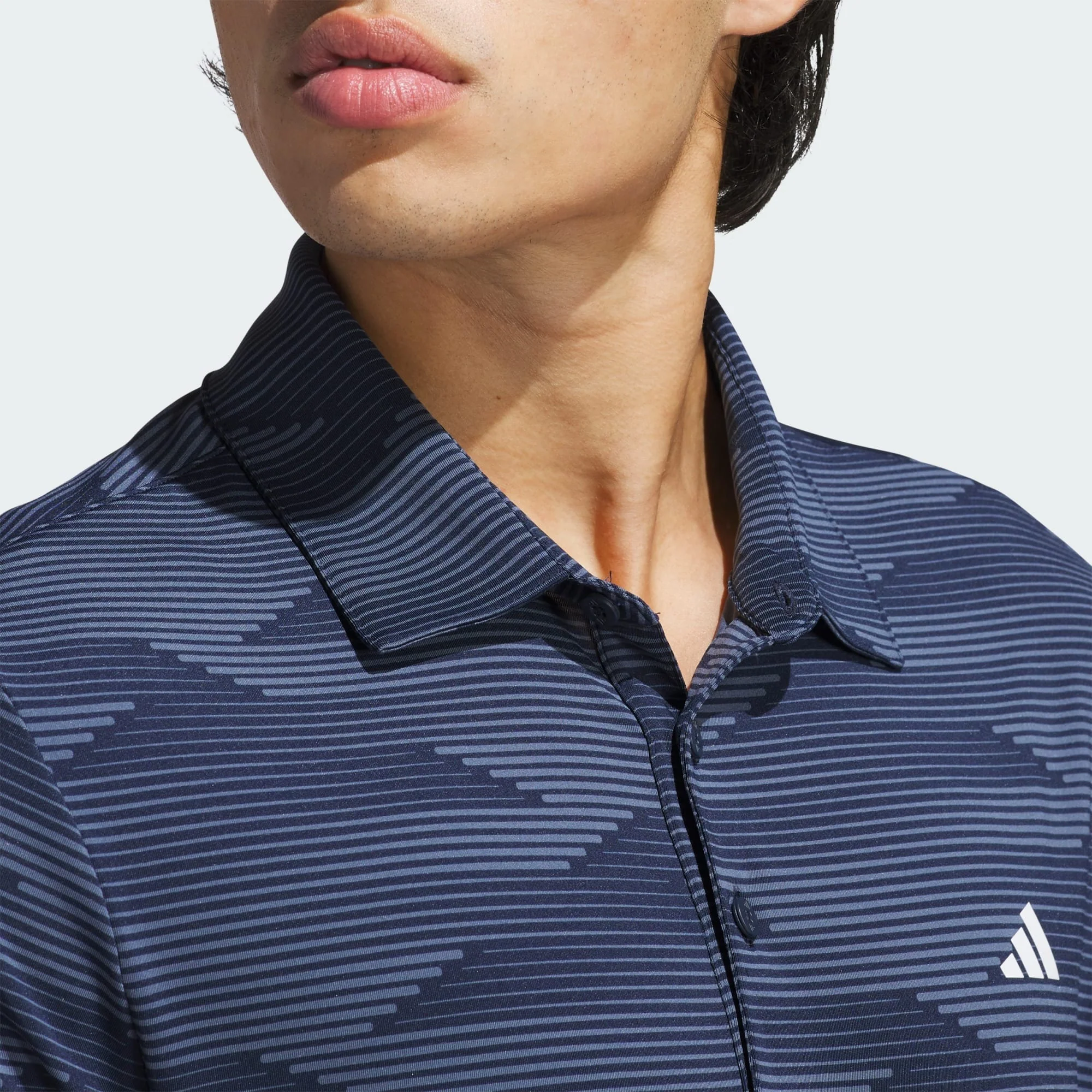 Adidas Ultimate 365 Speed Stripe Polo Shirt Men's (Navy JN9136) - Image 2