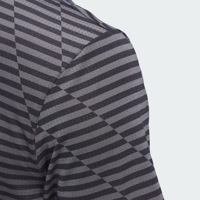 Adidas Ultimate 365 Mesh Print Polo Shirt Men's (Black IS8867) - Image 3