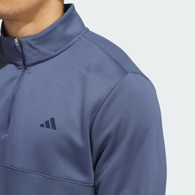 Adidas Ultimate 365 Textured Quareter Zip Men's (Ink IU4695) - Image 4