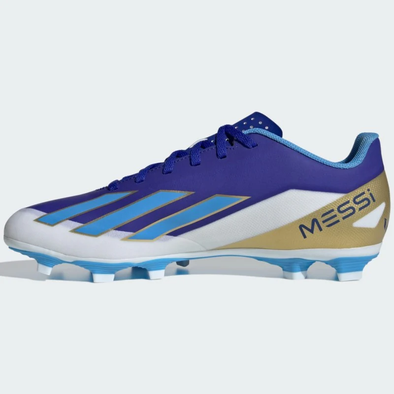Adidas X Crazyfast Messi Club Firm Ground Football Boots Men's (Blue ID0724) - Image 4