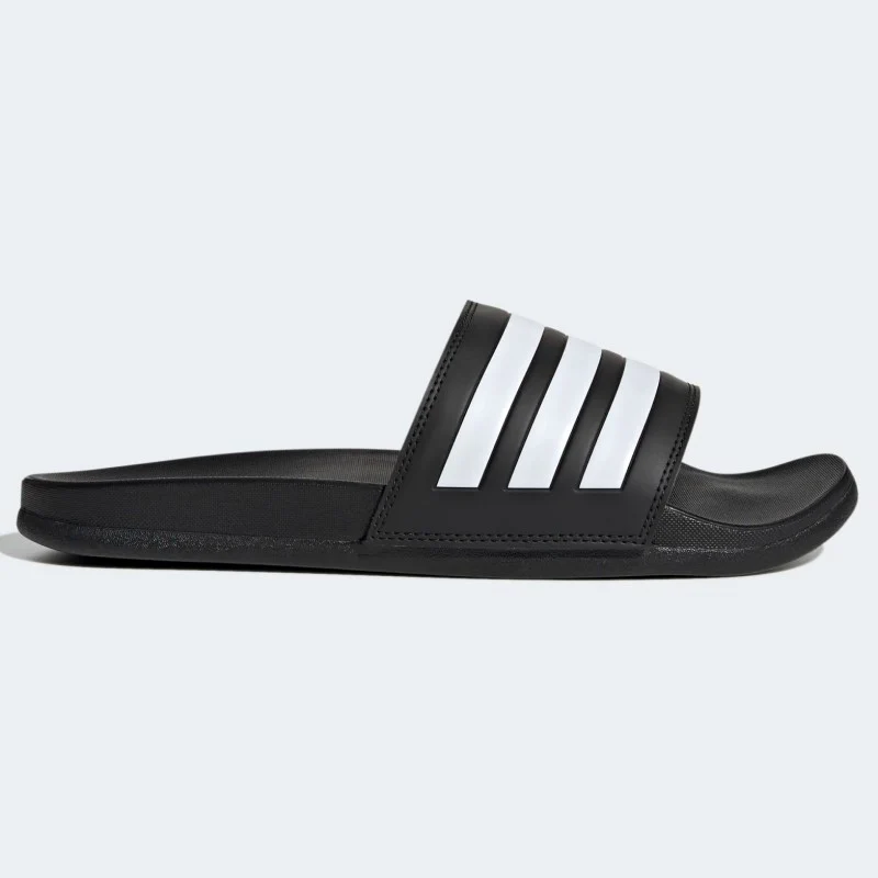 Adidas Adiette Comfort Slide Men's (Black White GZ5891) - Image 3