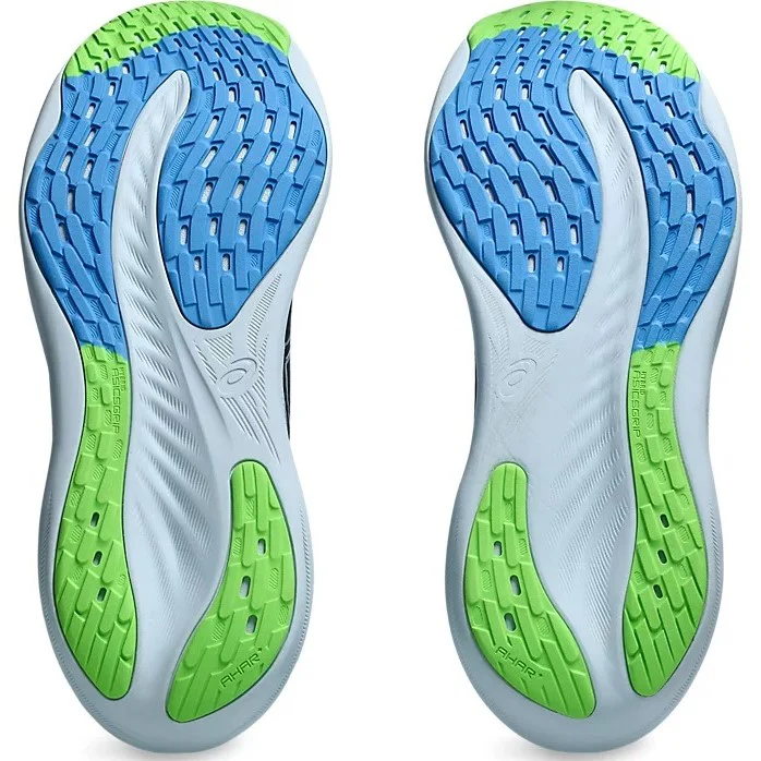 Asics Gel Nimbus 26 Running Shoes Men's (French Blue Lime 400) - Image 2