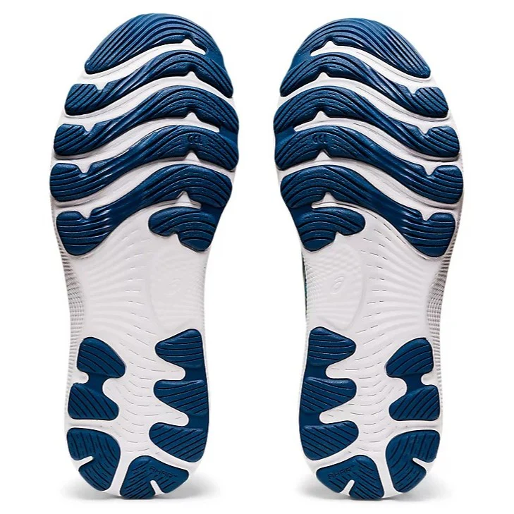 Asics Gel Nimbus24 Men's Running Shoes (Blue Green 400) - Image 2