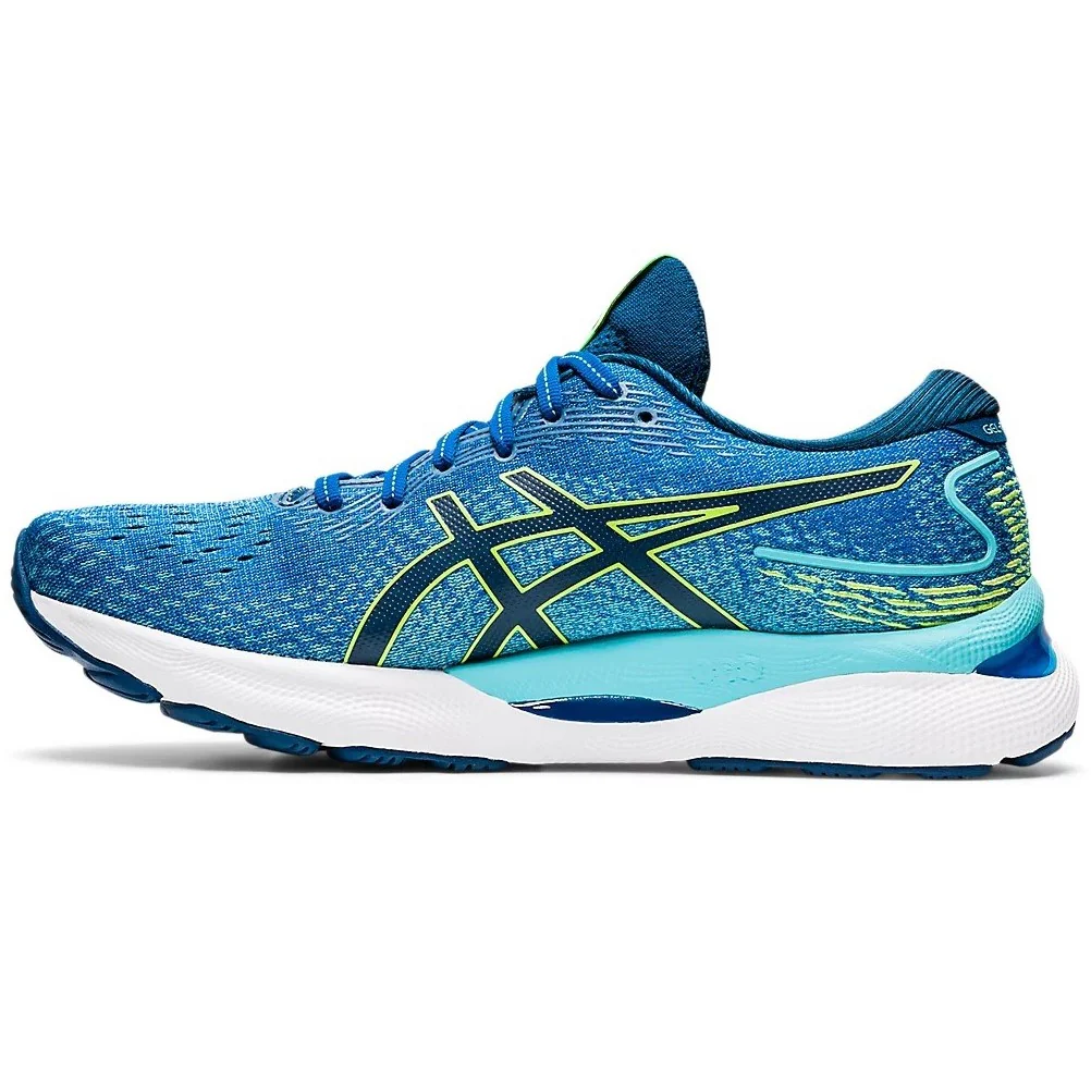 Asics Gel Nimbus24 Men's Running Shoes (Blue Green 400) - Image 3