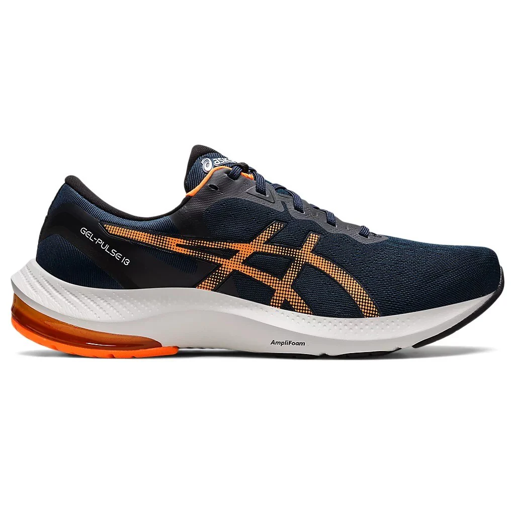 Asics Gel Pulse 13 Running Shoes Men's (French Blue Shocking Orange UK14)
