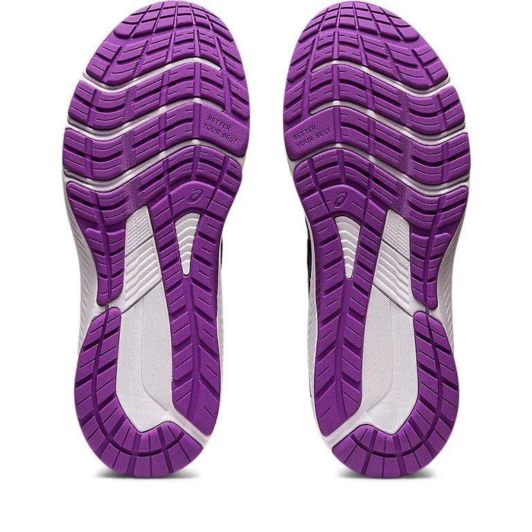 Asics GT-1000 12 GS Running Shoes Girls (Black Cyber Grape 002) - Image 2