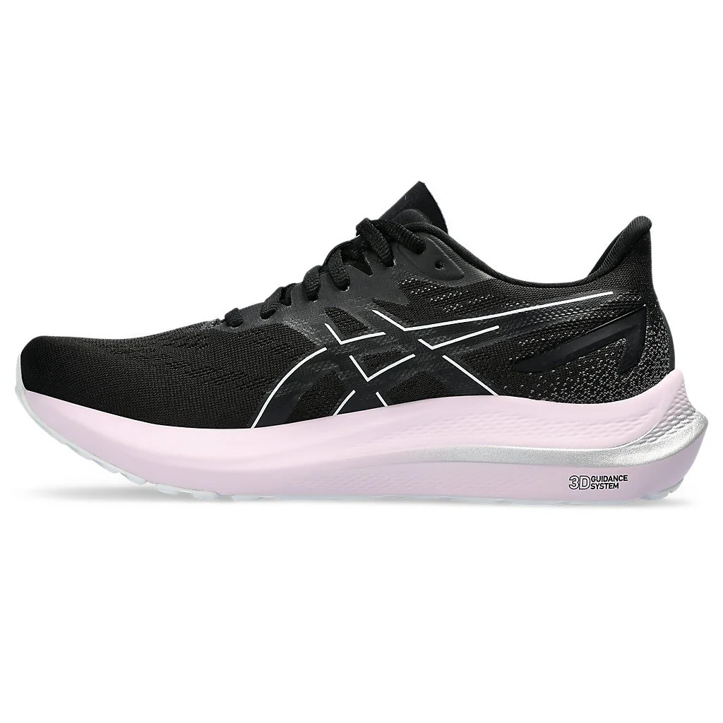 Asics GT 2000 12 Running Shoes Women's (Black White) - Image 3