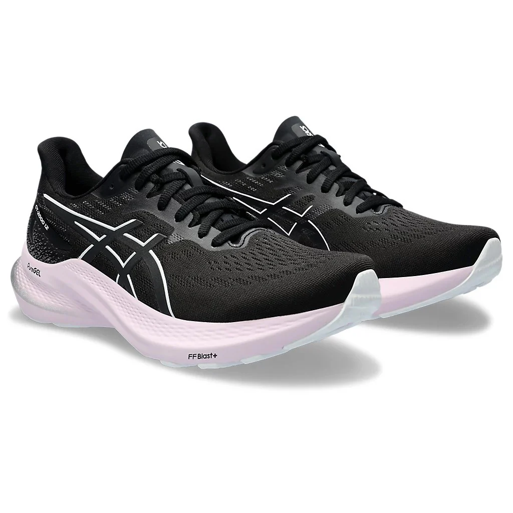 Asics GT 2000 12 Running Shoes Women's (Black White) - Image 4