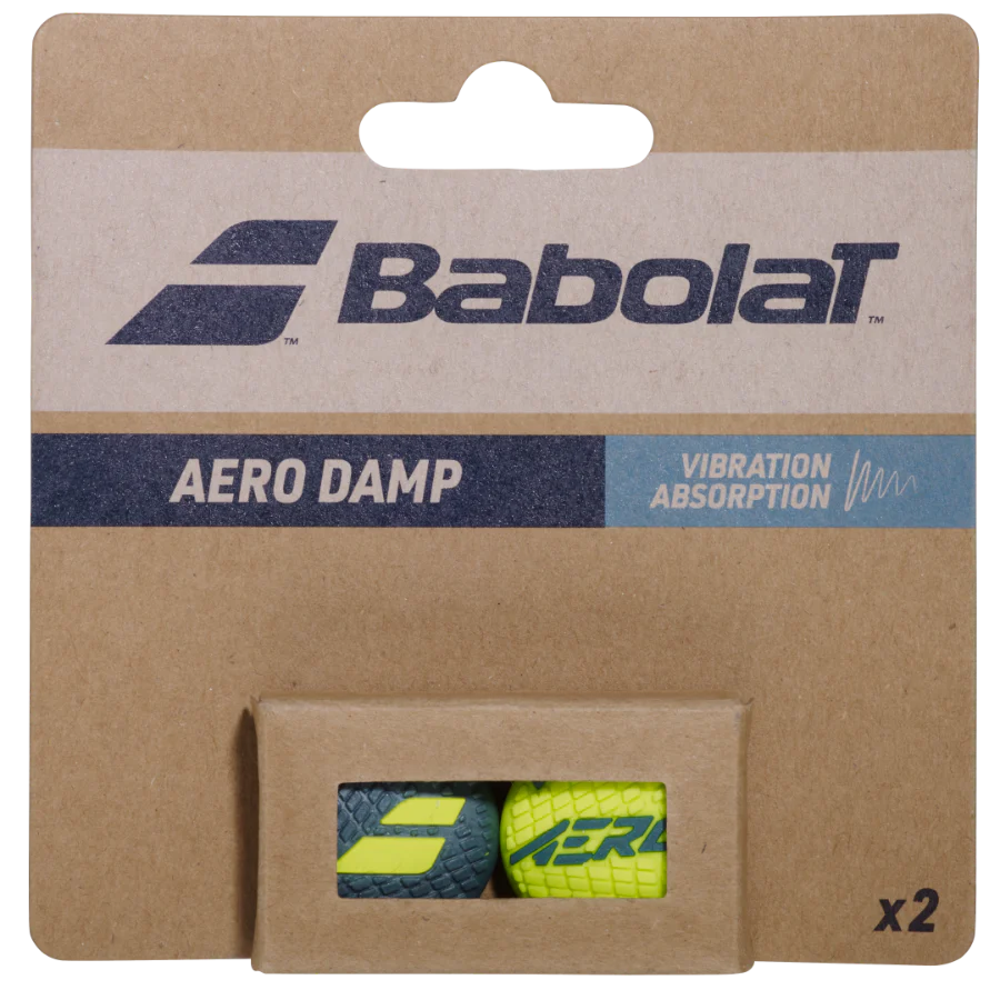 Babolat Aero Damp Dampener x2 (Green Yellow 700137) - Image 2