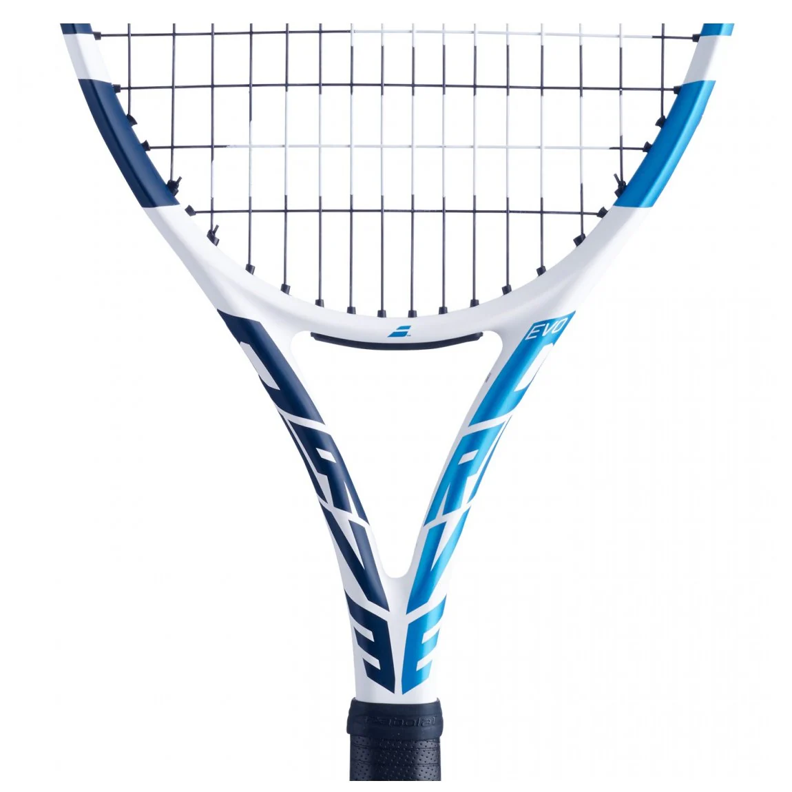 Babolat Evo Drive Womens Tennis Racket (White Blue) - Image 2