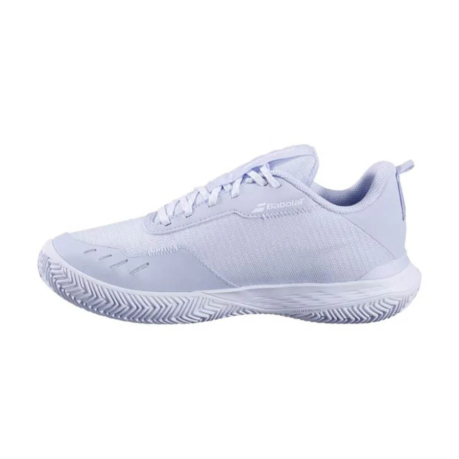 Babolat SFX Evo Clay Tennis Shoes Women's (Xenon Blue White 4123) - Image 3