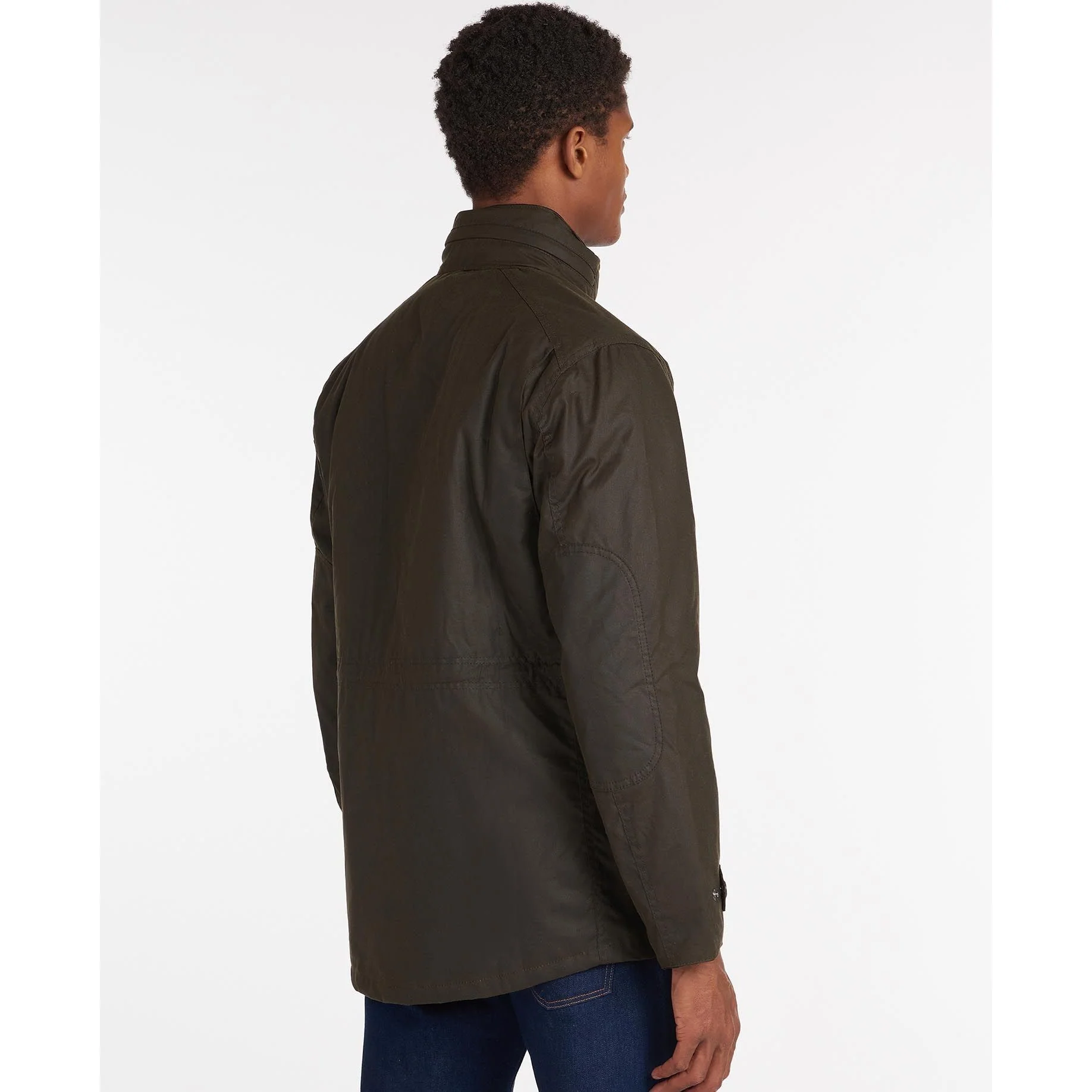 Barbour Sapper Wax Jacket Men's (Olive) - Image 3