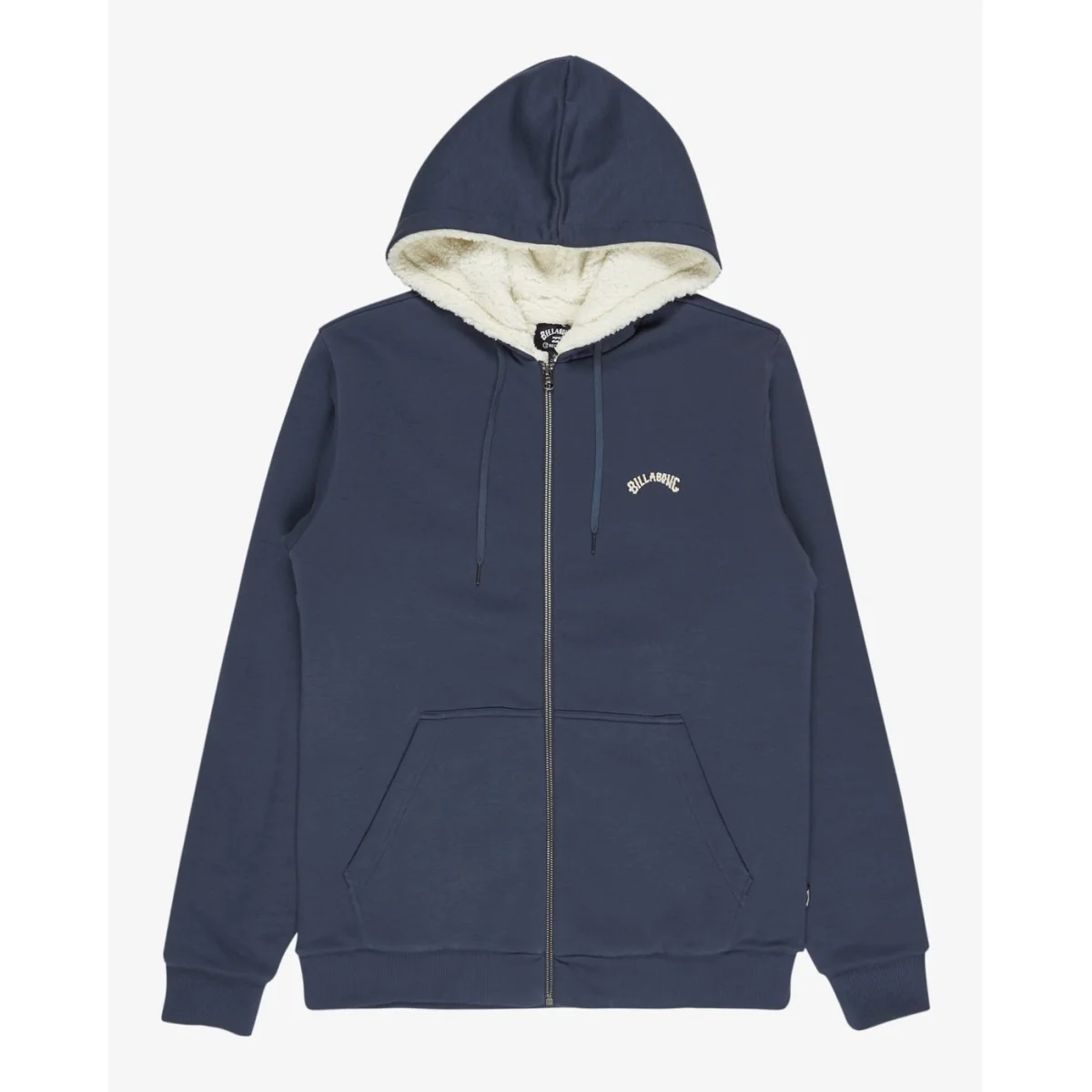 Billabong Arch Sherpa Full Zip Fleece Hoodie Men's (Ombre Blue)