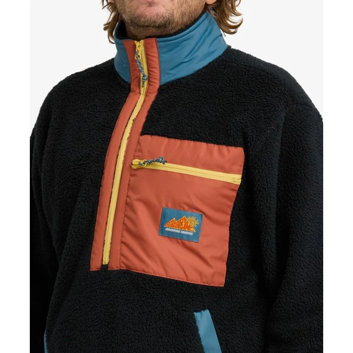 Billabong Boundary Peak Fleece Top Men's (Black BLK) - Image 2