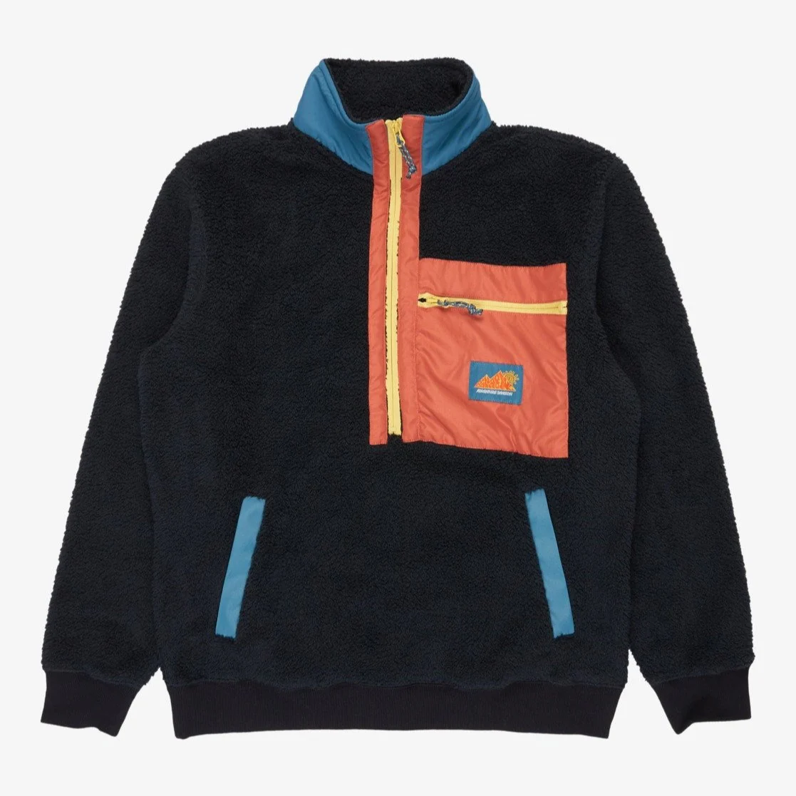 Billabong Boundary Peak Fleece Top Men's (Black BLK) - Image 3