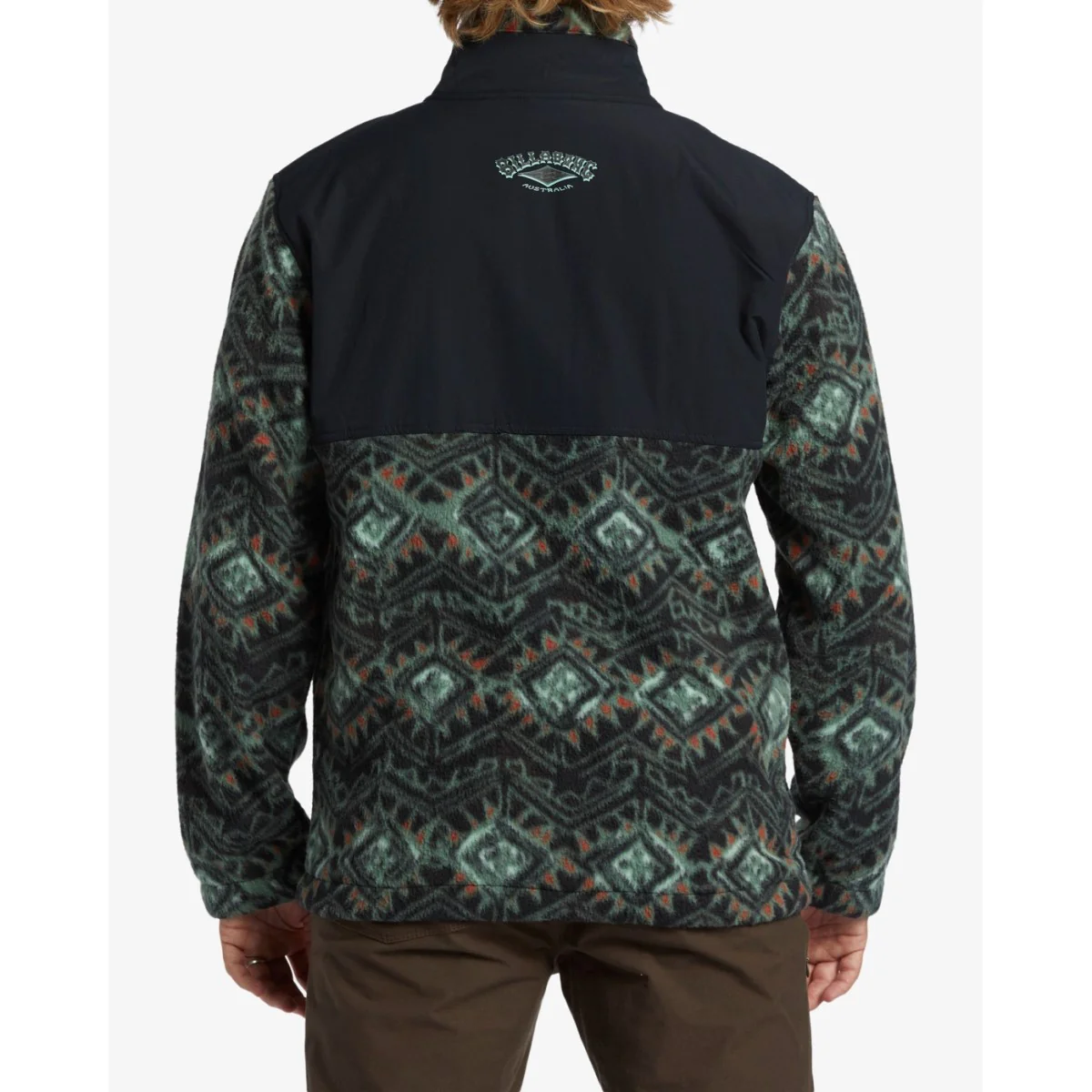 Billabong Boundary Re Issue Polar Fleece Half ZIp Pullover Men's (Black) - Image 2